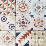 ENCAUSTIC POTTERY TILE MIX GMM 20110